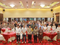 Polda Lampung Berbagi Takjil dan  Buka Puasa Bersama dengan Awak Media