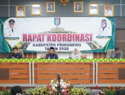 Pimpin Rakor Perdana, Bupati Pringsewu komitmen akan Menata Wajah Kota Pringsewu