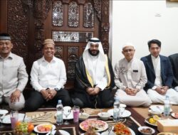 Bupati Pringsewu H Riyanto Pamungkas Buka Puasa Bersama Imam dan Qori Masjidil Haram Syeikh Abdurrahman Al ‘Ausy