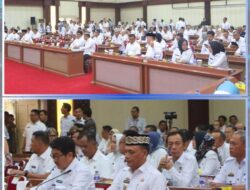 Bupati dan Wakil Bupati Lampung Utara Hadiri Rakor Pemprov Lampung bersama Gubernur