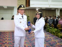 Ayu Asalasiyah Resmi di Lantik Sebagai Bupati Way Kanan Oleh Gubernur Lampung