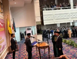 Gubernur Mirza Lantik Marindo Kurniawan sebagai Sekdaprov Lampung