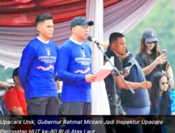 Gubernur Mirza Terima Penghargaan MURI, Setelah Menjadi Irup HUT RI ke 80 di Permukaan Laut