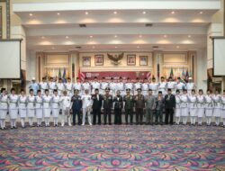 Pemprov Lampung Kukuhkan Pasukan Pengibar Bendera Pusaka Provinsi Lampung Tahun 2025 yang akan Bertugas pada Upacara HUT RI ke- 80