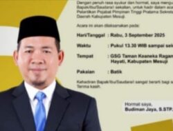 Bupati Mesuji Elfianah Akan Lantik Budiman Jaya Sebagai Sekretaris Daerah