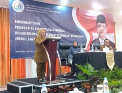 Bupati Mesuji Buka Bimbingan Teknis Kelembagaan Ekonomi dan Kewirausahaan Kawasan Transmigrasi