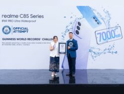 realme C85 Cetak GUINNESS WORLD RECORDS Berkat Ketahanan Air IP69 Pro
