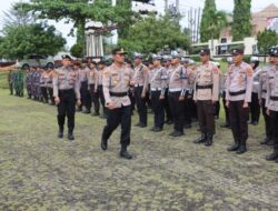 Polres Lampung Utara Gelar Apel Siaga Tanggap Darurat Bencana Alam