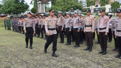 Polres Lampung Utara Gelar Apel Siaga Tanggap Darurat Bencana Alam