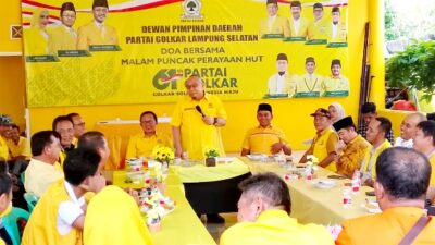 Persiapan Musda Capai 80 Persen, Golkar Lampung Selatan Kerucutkan Empat Kandidat Ketua