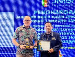 JMSI Lampung Berikan Penghargaan Ke Bupati Lampung Selatan