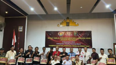 Rakerprov Percasi Lampung Tahun 2025 Dihadiri Pengurus Percasi dari 14 Kabupaten dan Kota