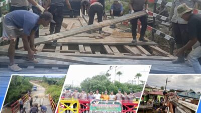 Jembatan Desa dan Bakti Brimob