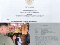 Menjual Tameng Polda, Oknum GND Kelabui Pedagang dan Warga Rawajitu