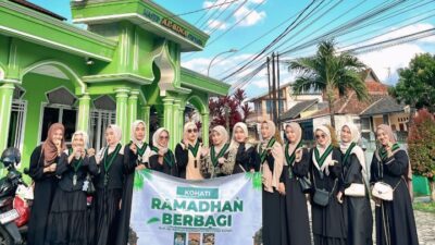 KOHATI Cabang Kalianda, Lampung Selatan melalui kegiatan sosial berupa santunan ke panti asuhan dan berbagi Takjil