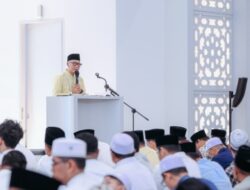 Shalat Ied Bersama Ribuan Warga, Gubernur Lampung Ajak Perkuat Kepedulian dan Persatua