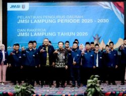 Sekdaprov Lampung Hadiri Pelantikan JMSI, Tekankan Peran Media Berkualitas