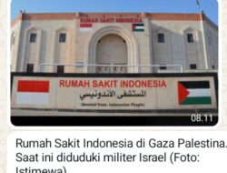 Jama’ah Muslimin Kutuk Pendudukan RS Indonesia di Gaza oleh Militer Israel