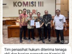 TERDAKWA TIPIKOR TANAH KEMENAG CURHAT KE DPR