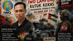 IWO Lampung Kutuk Keras Penahanan Jurnalis dan Relawan GSF 2.0