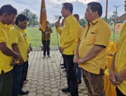 Dr Darlian Pone Lantik Ketua PK Terpilih Hasil Muscam Partai Golkar Negeri Agung
