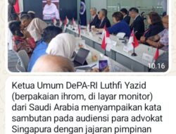 Luthfi Yazid: Sebuah Kehormatan, Organisasi Advokat Singapura Audiensi dengan DePA-RI
