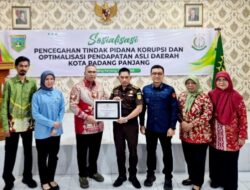 Wali Kota Padang Panjang Apresiasi Kejari atas Dukungan Peningkatan PAD