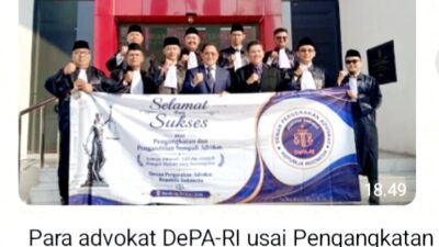 Ketua Pengadilan Tinggi Bandung: Advokat DePA-RI Harus Jujur dan Perofesional
