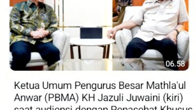 Penasehat Khusus Presiden Bidang Polhukam Apresiasi Kiprah Pendidikan Mathla’ul Anwar