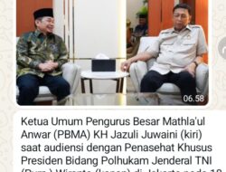 Penasehat Khusus Presiden Bidang Polhukam Apresiasi Kiprah Pendidikan Mathla’ul Anwar