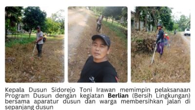 Ini Dia Gebrakan Dusun Sidorejo Untuk Menjaga Kebersihan Lingkungan