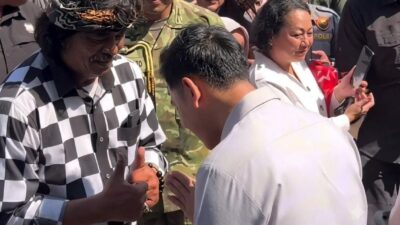 Gibran Sambangi Kediaman Ketum Bela Budaya Nusantara di Lampung Timur 