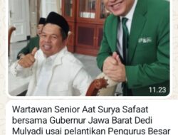 Jabat Waketum PB Mathla’ul Anwar, Aat Surya Safaat Siap Jaga Marwah Organisasi