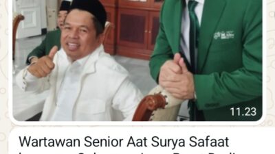 Jabat Waketum PB Mathla’ul Anwar, Aat Surya Safaat Siap Jaga Marwah Organisasi