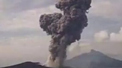 Gunung Anak Krakatau Naik Status Siaga, Polda Lampung Tingkatkan Kesiapsiagaan