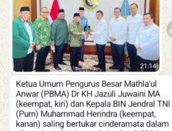 Ketum PB Mathla’ul Anwar Bersilaturahim dengan Kepala BIN, Tegaskan Komitmen Rekat Persatuan dan Kemajuan NKRI