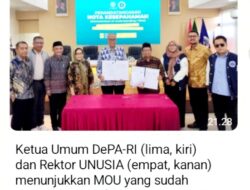 DePA-RI dan UNUSIA Tandatangani MoU Pendidikan Khusus Profesi Advokat