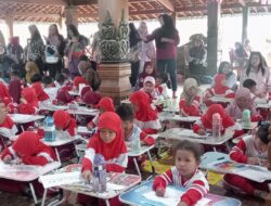 Pasar Senja Bela Budaya Dorong Kreativitas Anak melalui Lomba Mewarnai TK dan PAUD se-Kecamatan Sekampung Udik