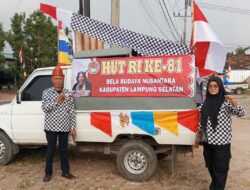 Semangat Kemerdekaan, Bela Budaya Nusantara Lampung Selatan Ikut Meriahkan HUT RI ke-81