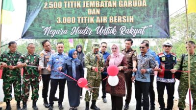 Jembatan Garuda Way Sulan Buka Jalan Harapan Warga, Dedikasi Kodim 0421/LS Perkuat Akses dan Gerakkan Ekonomi