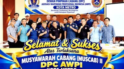 Chairul Chan Terpilih Aklamasi, Pimpin DPC AWPI Kota Metro