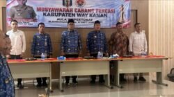 Atas Petunjuk Ketua Umum, Utusan Percasi Provinsi Lampung Hadiri Muskab Percasi Way Kanan 2026