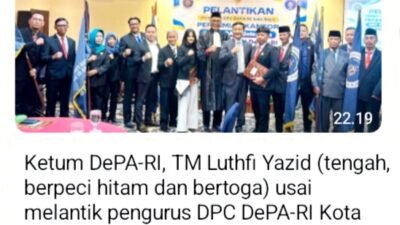 Korupsi Mempermalukan Indonesia, DePA-RI Dorong Efek Jera dan Pengembalian Aset Negara
