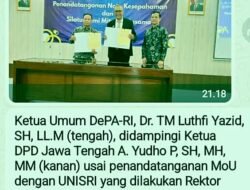 DePA-RI–UNISRI Bersinergi Cetak Advokat Berkarakter, Profesional, dan Berintegritas